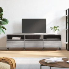 vidaXL szürke sonoma színű szerelt fa TV-szekrény 150x30x44,5 cm bútor