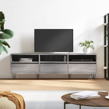 vidaXL szürke sonoma színű szerelt fa TV-szekrény 150x30x44,5 cm bútor