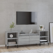 vidaXL szürke sonoma színű szerelt fa TV-szekrény 160x35x55 cm bútor