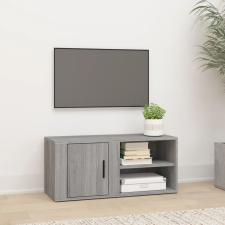 vidaXL szürke sonoma színű szerelt fa TV-szekrény 80x31,5x36 cm bútor