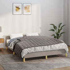 vidaXL szürke szövet súlyozott takaró 120 x 180 cm 5 kg lakástextília
