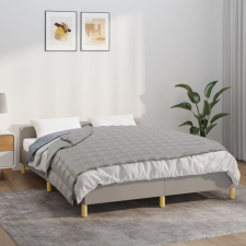 vidaXL szürke szövet súlyozott takaró 120 x 180 cm 5 kg lakástextília