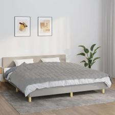 vidaXL szürke szövet súlyozott takaró 155 x 220 cm 11 kg lakástextília