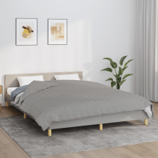 vidaXL szürke szövet súlyozott takaró 200 x 200 cm 13 kg lakástextília