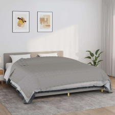 vidaXL szürke szövet súlyozott takaró 220 x 260 cm 15 kg lakástextília