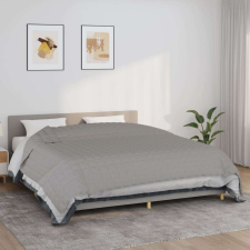 vidaXL szürke szövet súlyozott takaró 235 x 290 cm 11 kg lakástextília
