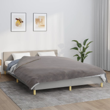 vidaXL szürke szövet súlyozott takaró huzattal 200 x 200 cm 9 kg lakástextília