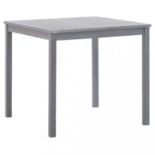 vidaXL Szürke tömör akácfa kerti asztal 80 x 80 x 74 cm kerti bútor