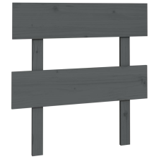 vidaXL szürke tömör fenyőfa ágyfejtámla 103,5x3x81 cm (819057) ágy és ágykellék