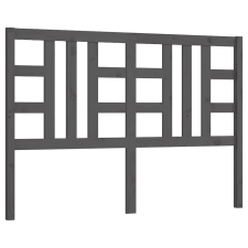 vidaXL szürke tömör fenyőfa ágyfejtámla 126 x 4 x 100 cm (817832) ágy és ágykellék