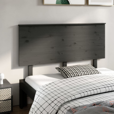 vidaXL szürke tömör fenyőfa ágyfejtámla 144x6x82,5 cm ágy és ágykellék