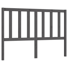 vidaXL szürke tömör fenyőfa ágyfejtámla 146 x 4 x 100 cm (817742) ágy és ágykellék