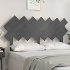 vidaXL szürke tömör fenyőfa ágyfejtámla 151,5x3x81 cm ágy és ágykellék