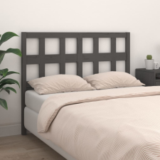 vidaXL szürke tömör fenyőfa ágyfejtámla 155,5x4x100 cm ágy és ágykellék