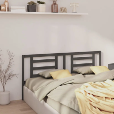 vidaXL szürke tömör fenyőfa ágyfejtámla 186x4x100 cm ágy és ágykellék