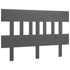 vidaXL szürke tömör fenyőfa ágyfejtámla 203,5x3x81 cm (819142) ágy és ágykellék