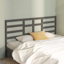 vidaXL szürke tömör fenyőfa ágyfejtámla 206 x 4 x 104 cm ágy és ágykellék