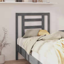 vidaXL szürke tömör fenyőfa ágyfejtámla 81 x 4 x 100 cm ágy és ágykellék