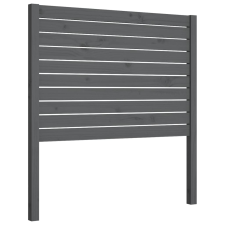 vidaXL szürke tömör fenyőfa ágyfejtámla 81 x 4 x 100 cm (818997) ágy és ágykellék
