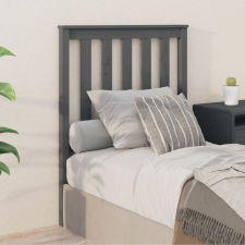 vidaXL szürke tömör fenyőfa ágyfejtámla 81x6x101 cm ágy és ágykellék