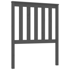 vidaXL szürke tömör fenyőfa ágyfejtámla 81x6x101 cm (818497) ágy és ágykellék