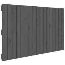 vidaXL szürke tömör fenyőfa fali fejtámla 108 x 3 x 60 cm (824825) ágy és ágykellék
