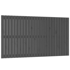 vidaXL szürke tömör fenyőfa fali fejtámla 159,5x3x90 cm (824900) ágy és ágykellék