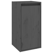 vidaXL szürke tömör fenyőfa faliszekrény 30 x 30 x 60 cm (813489) bútor