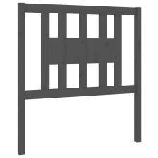 vidaXL szürke tömör fenyőfa fejtámla 81 x 4 x 100 cm (818647) ágy és ágykellék