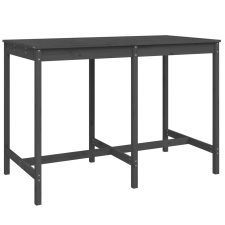 vidaXL szürke tömör fenyőfa kerti asztal 159,5x82,5x110 cm (824097) kerti bútor