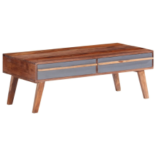 vidaXL szürke tömör kelet-indiai rózsafa dohányzóasztal 110x50x40 cm bútor