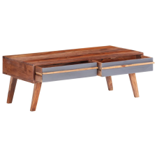 vidaXL szürke tömör kelet-indiai rózsafa dohányzóasztal 110x50x40 cm (286372) bútor