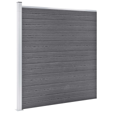 vidaXL szürke WPC kerítéspanel 1045 x 186 cm (3053229) építőanyag