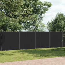 vidaXL szürke WPC kerítéspanel 1218 x 186 cm kerti bútor