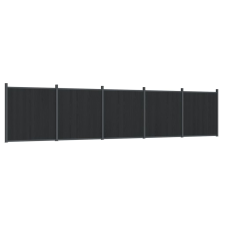 vidaXL szürke WPC kerítéspanel 872 x 186 cm (3282793) kerti bútor