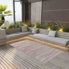 vidaXL szürkésbarna PP kültéri szőnyeg 140x200 cm lakástextília