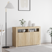 vidaXL Tálalószekrény Sonoma tölgy Műszaki fa 116 x 30 x 75 cm bútor