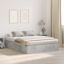 vidaXL Tárolóágykeret Beton Szürke 160x200 cm ágy és ágykellék