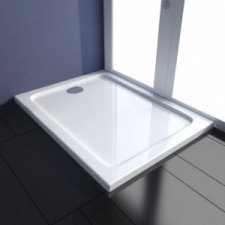 vidaXL Téglalap alakú ABS zuhanytálca 80 x 100 cm fürdőszoba kiegészítő