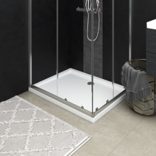 vidaXL Téglalap alakú ABS zuhanytálca 80 x 100 cm fürdőszoba kiegészítő