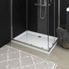 vidaXL téglalap alakú fehér ABS zuhanytálca 80 x 110 cm kád, zuhanykabin