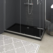 vidaXL téglalap alakú fekete ABS zuhanytálca 70 x 120 cm kád, zuhanykabin
