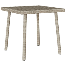 vidaXL téglalap polyrattan kerti dohányzóasztal 40x40x37cm kerti bútor