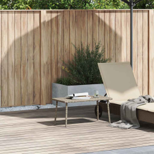 vidaXL téglalap polyrattan kerti dohányzóasztal 80x40x37cm (4104059) kerti bútor