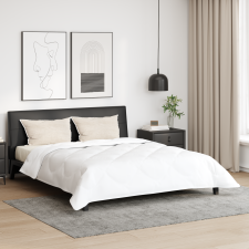 vidaXL Téli takaró párnával 3 pcs Fehér 200 x 220 cm Mikroszálas lakástextília