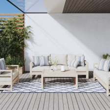 vidaXL tengerészkék és fehér megfordítható kültéri szőnyeg 80x250 cm lakástextília
