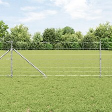 vidaXL Terepfence 0.8x50 m Horganyzott Acél építőanyag