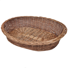 vidaXL Természetes fűzfa kutya kosár / kutyafekhely 90 cm szállítóbox, fekhely kutyáknak