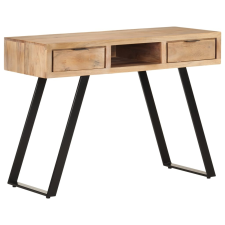 vidaXL természetes szélű tömör akácfa íróasztal 110 x 50 x 75 cm íróasztal