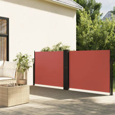 vidaXL terrakotta behúzható oldalsó napellenző 100 x 1000 cm kerti bútor